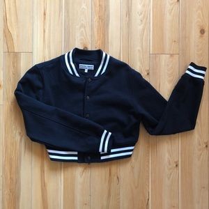 American Apparel Cropped Terry Club Jacket